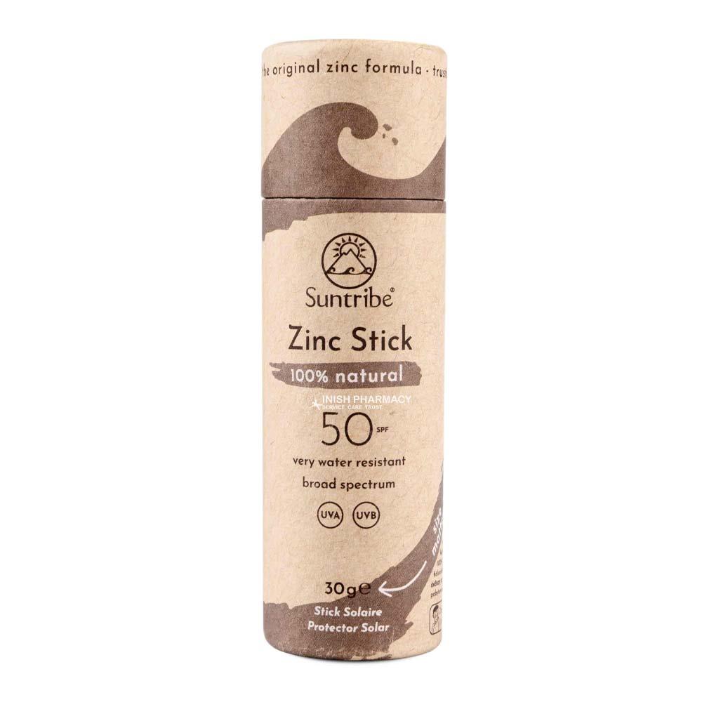 Suntribe Zinc Stick 100% Natural SPF50 - Mud Tint – Inish Pharmacy