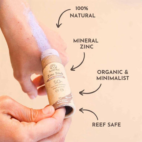 Suntribe Zinc Stick 100% Natural SPF50 - Mud Tint