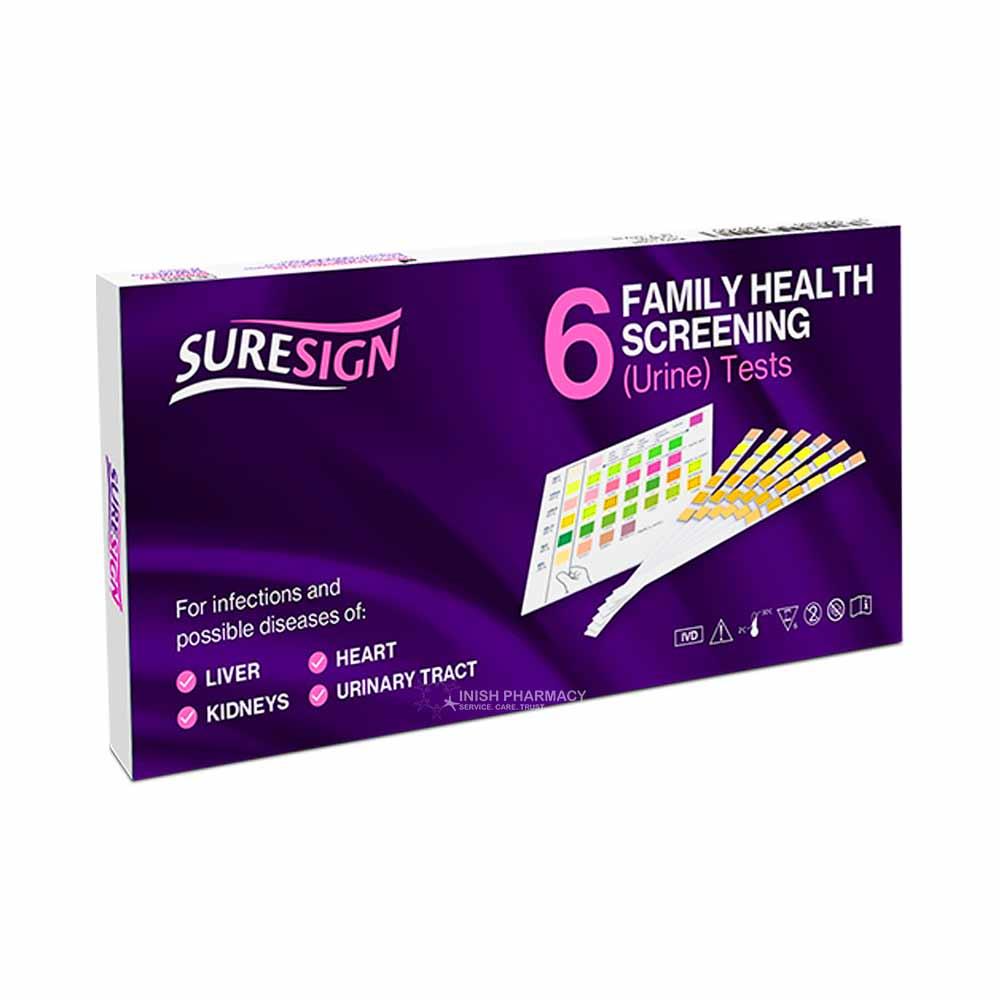 Suresign Health Check-Up Screening (Urine) Tests 6 Pack