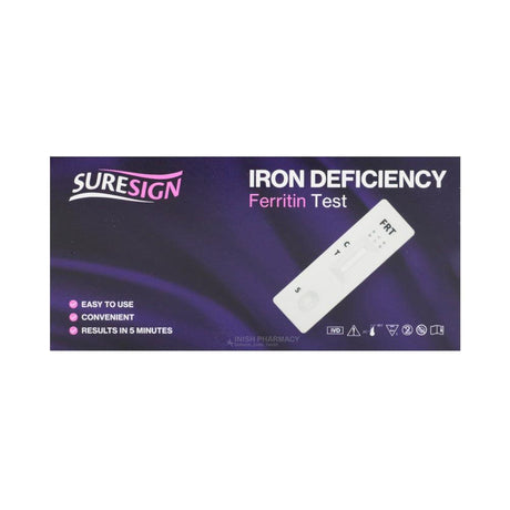 Suresign Iron Deficiency Test (Ferritin) – a reliable home test for personal health screening