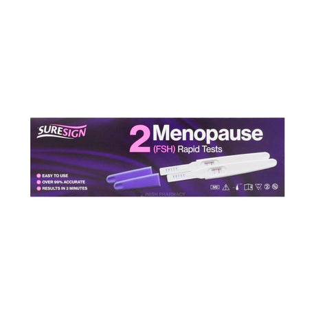 Suresign Menopause Rapid Tests 2 Pack – a reliable home test for personal health screening