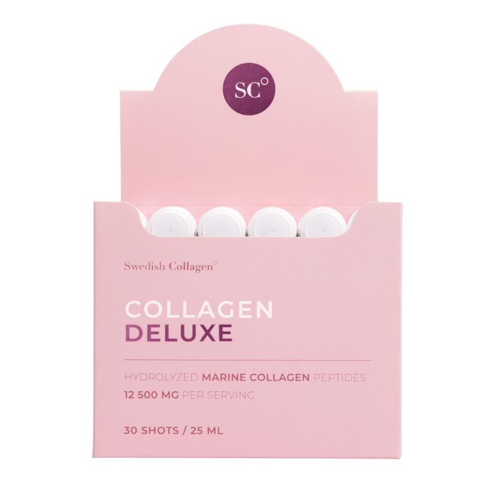 Swedish Collagen Deluxe 12500mg Hydrolyzed Marine Collagen Peptides Shots