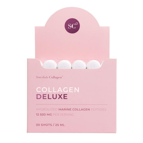 Swedish Collagen Deluxe 12500mg Hydrolyzed Marine Collagen Peptides Shots