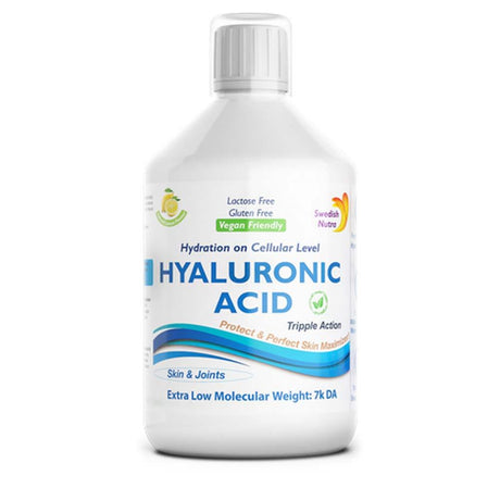 Swedish Nutra Hyaluronic Acid 500ml – for joint mobility and bone strength support
