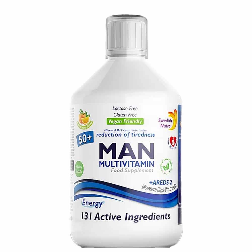 Swedish Nutra Man Active 50+ Multivitamin 500ml