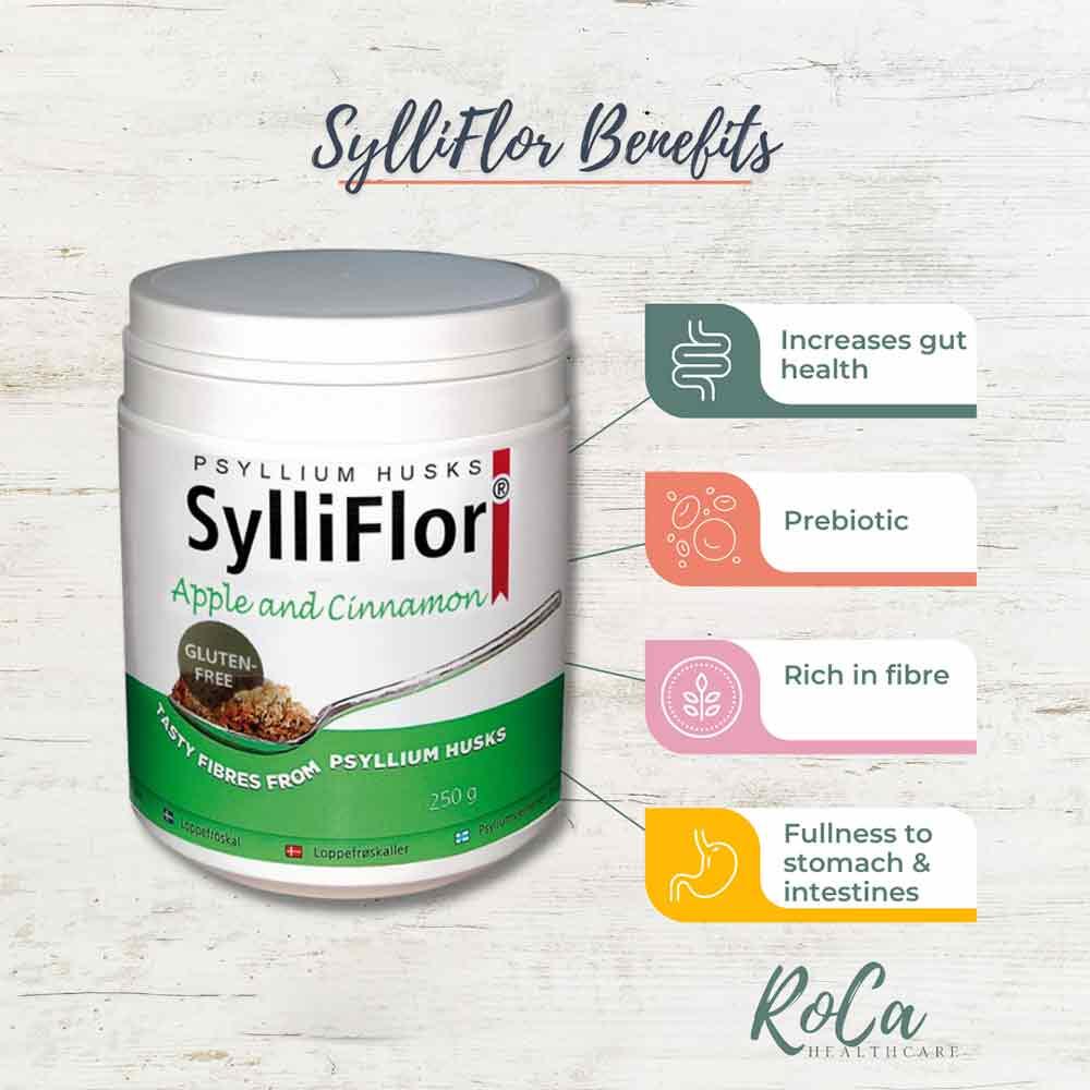 SylliFlor Psyllium Husks Apple & Cinnamon 200g