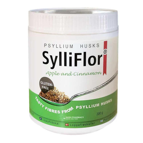 SylliFlor Psyllium Husks Apple & Cinnamon 200g – to support a healthy digestive system
