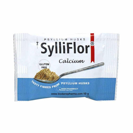 SylliFlor Psyllium Husks Calcium 30 x 6g Sachets – calcium for strong bones and healthy teeth