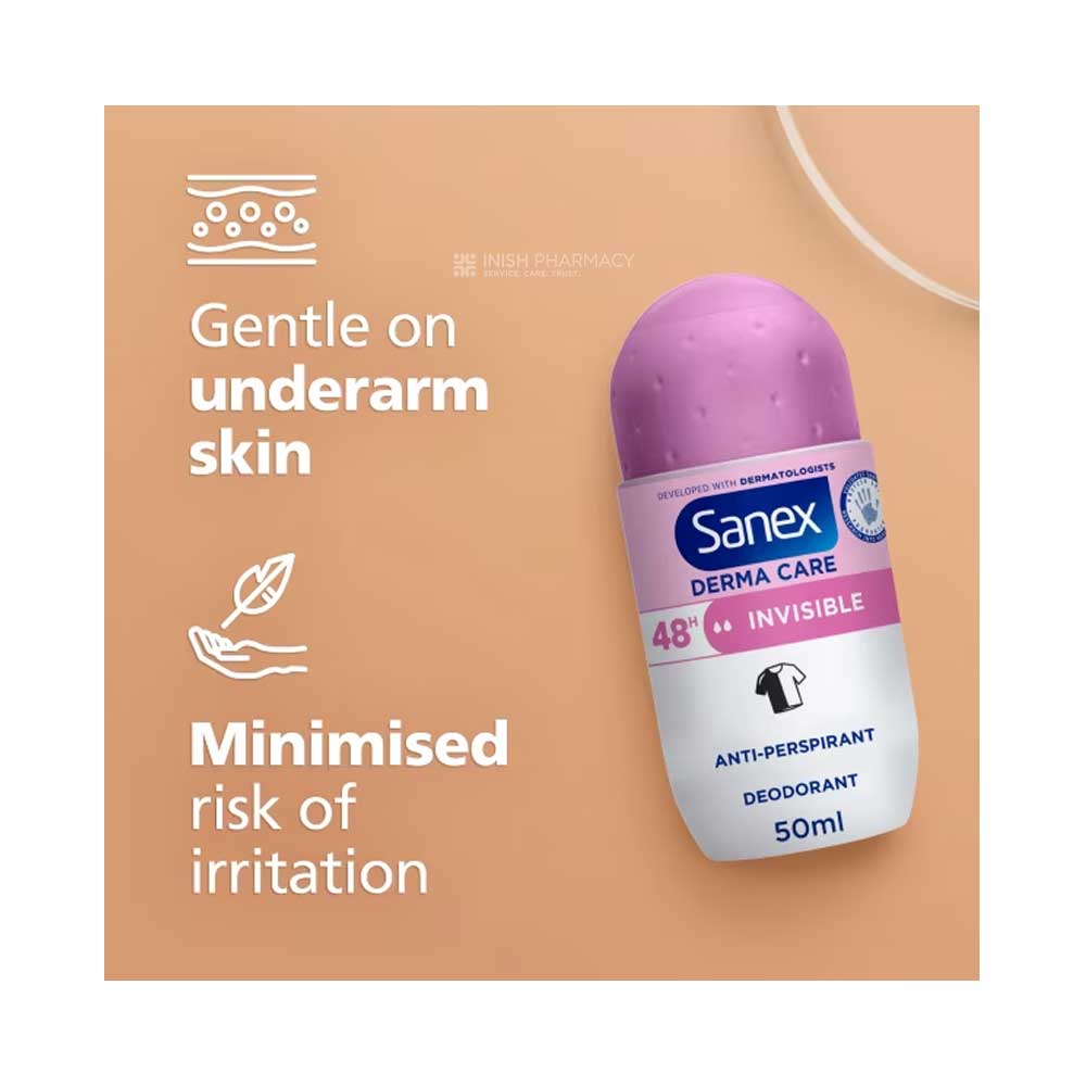 Sanex Invisible 48hr Anti Perspirant Roll On 50ml