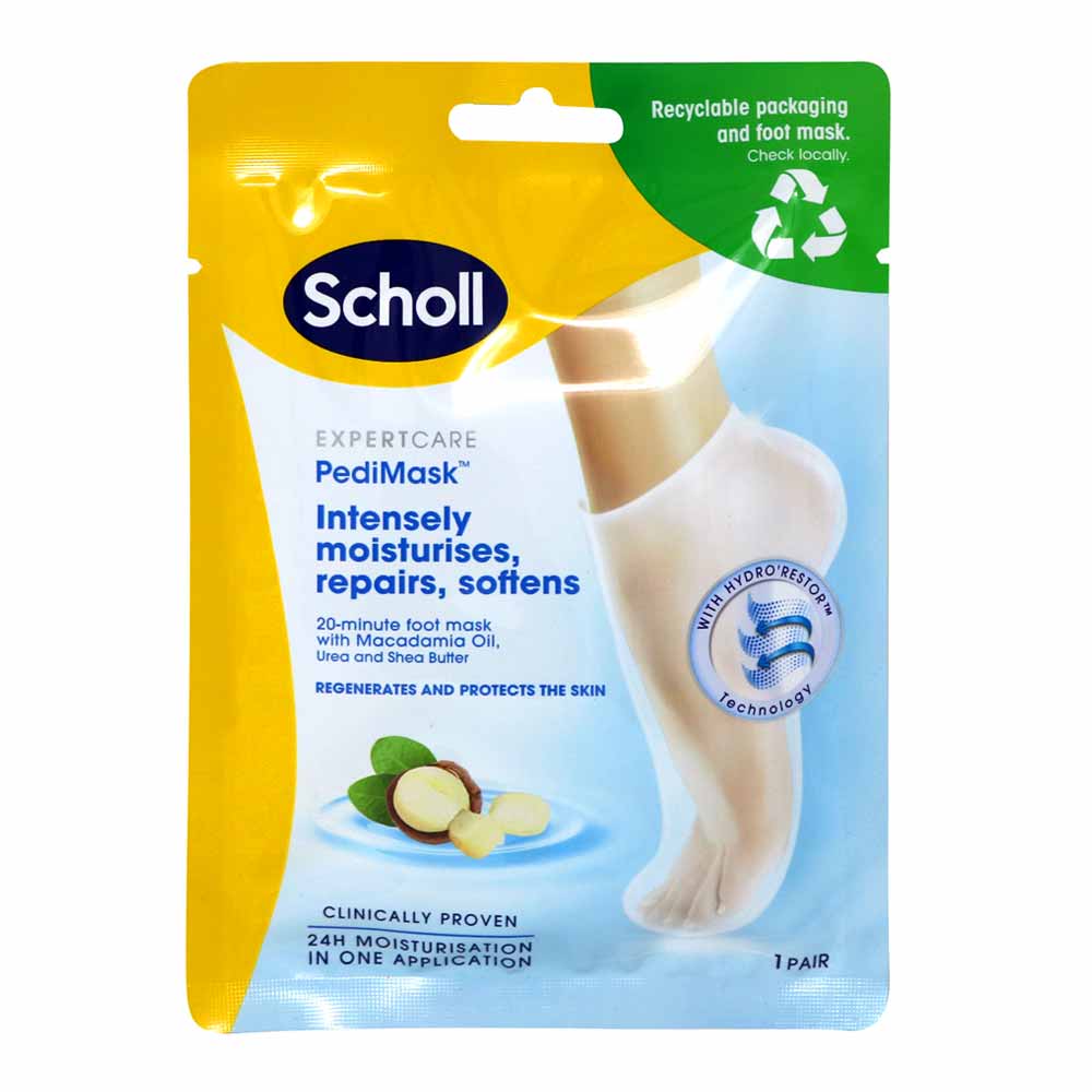 Scholl Dry Skin Foot Mask 1 Pair