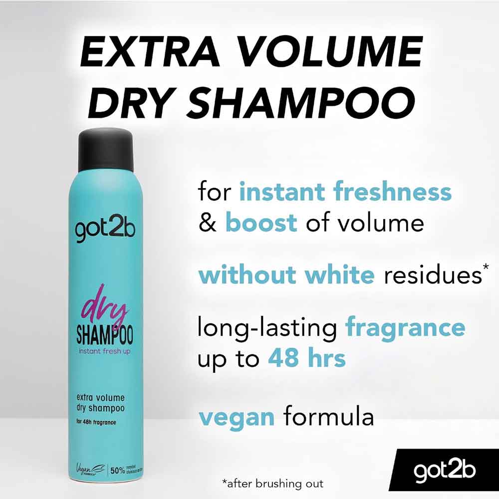 Schwarzkopf Got2b Instant Refresh Dry Shampoo Extra Volume 200ml