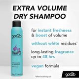 Schwarzkopf Got2b Instant Refresh Dry Shampoo Extra Volume 200ml