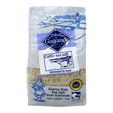 Sel de Guerande Coarse Celtic Grey Sea Salt 1kg – vitamins and minerals to support energy and wellbeing