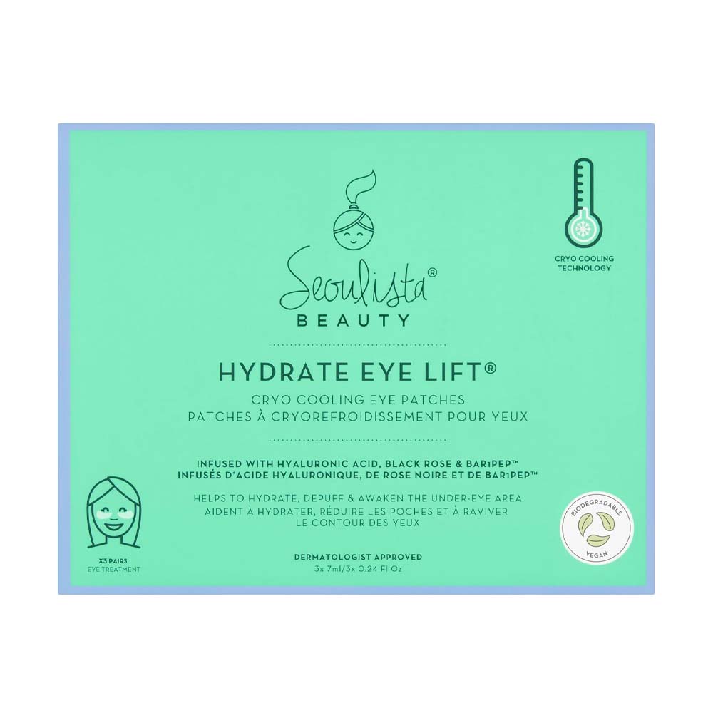 Seoulista Beauty Hydrate Eye Lift Cryo Cooling Eye Patches 3 Pairs