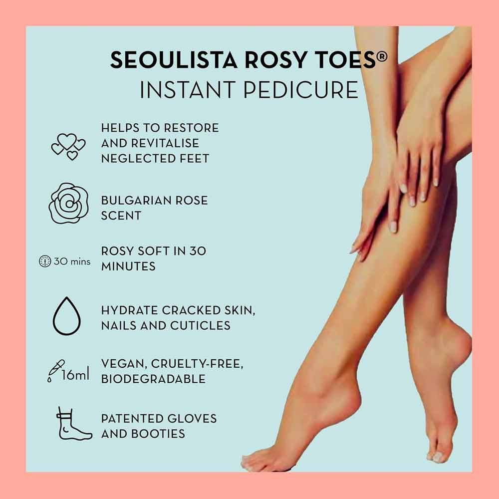 Seoulista Beauty Rosy Toes Instant Pedicure