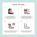 Seoulista Beauty Rosy Toes Instant Pedicure