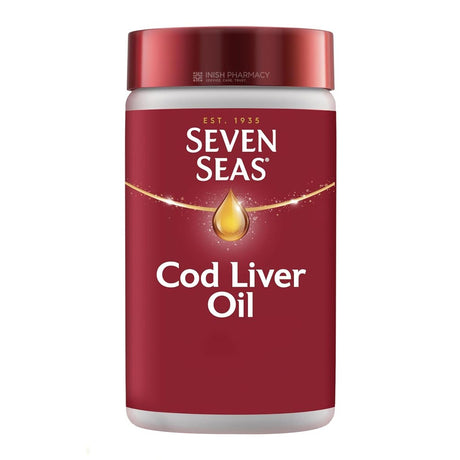Seven Seas Cod Liver Oil High Strength 120 Capsules – omega-3 fatty acids to support heart and brain health