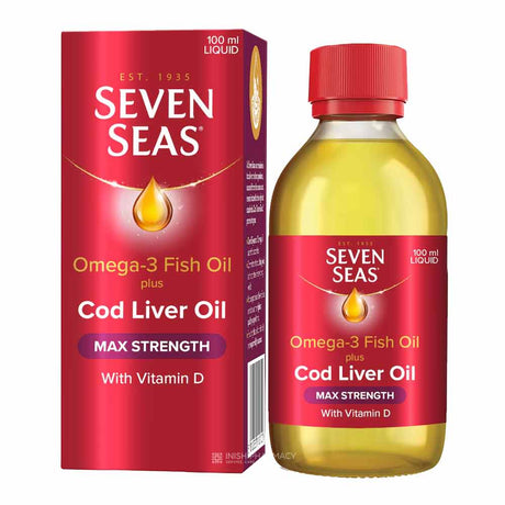 Seven Seas Cod Liver Oil Max Strenght 100ml – key nutrients to support a healthy immune system