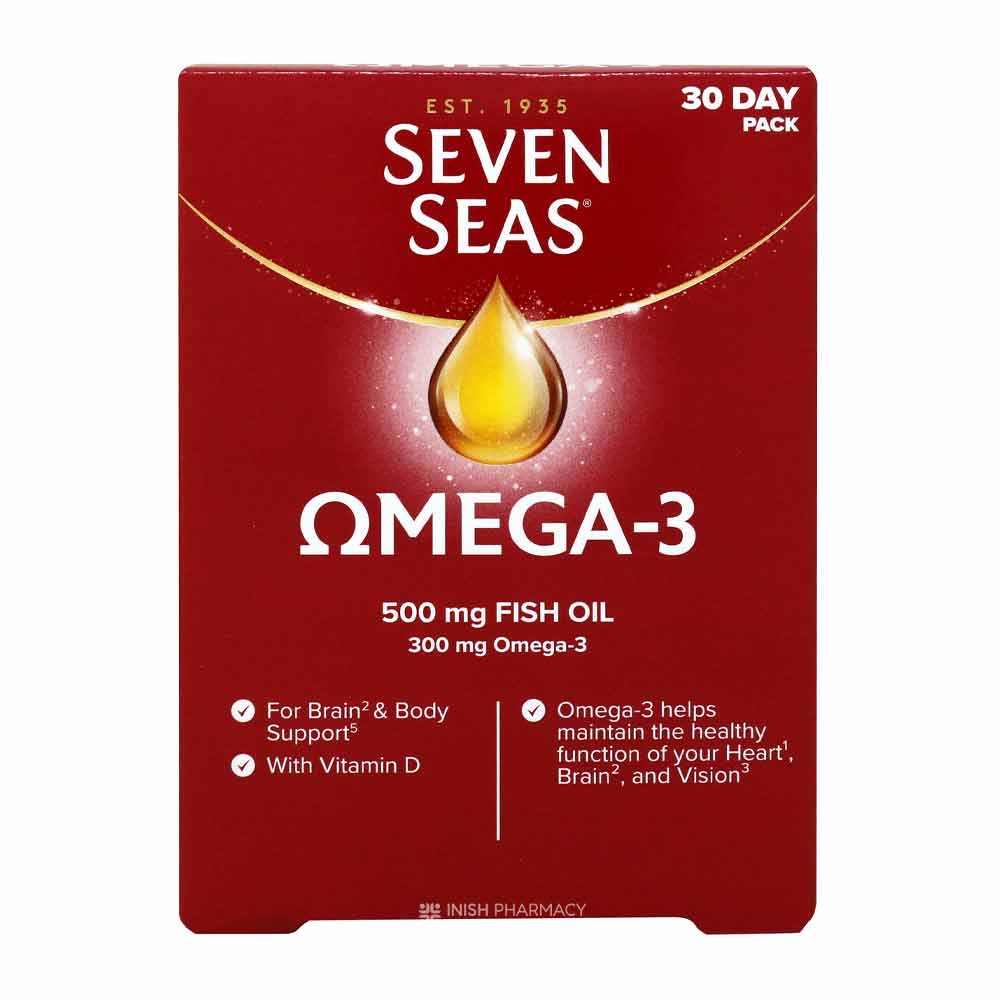 Seven Seas Omega-3 500mg Fish Oil 30 Capsules