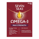Seven Seas Omega 3 Max Strength 1250mg 30 Pack – omega fatty acids for heart and cognitive health