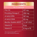 Seven Seas Omega-3 & Gut Friendly Bacteria 30 Day Pack