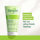 Simple Kind To Skin Refreshing Facial Wash Gel 150ml