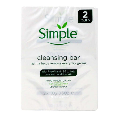 Simple Sensitive Soap Bar Twinpack – gently cares for reactive, sensitive skin