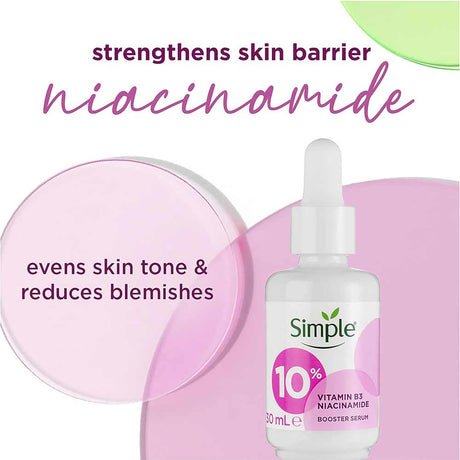Simple Vitamin B3 and Niacinamide Booster Serum 30ml