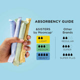 &Sisters Mooncup Eco-Applicator Tampons Heavy 12 Pack