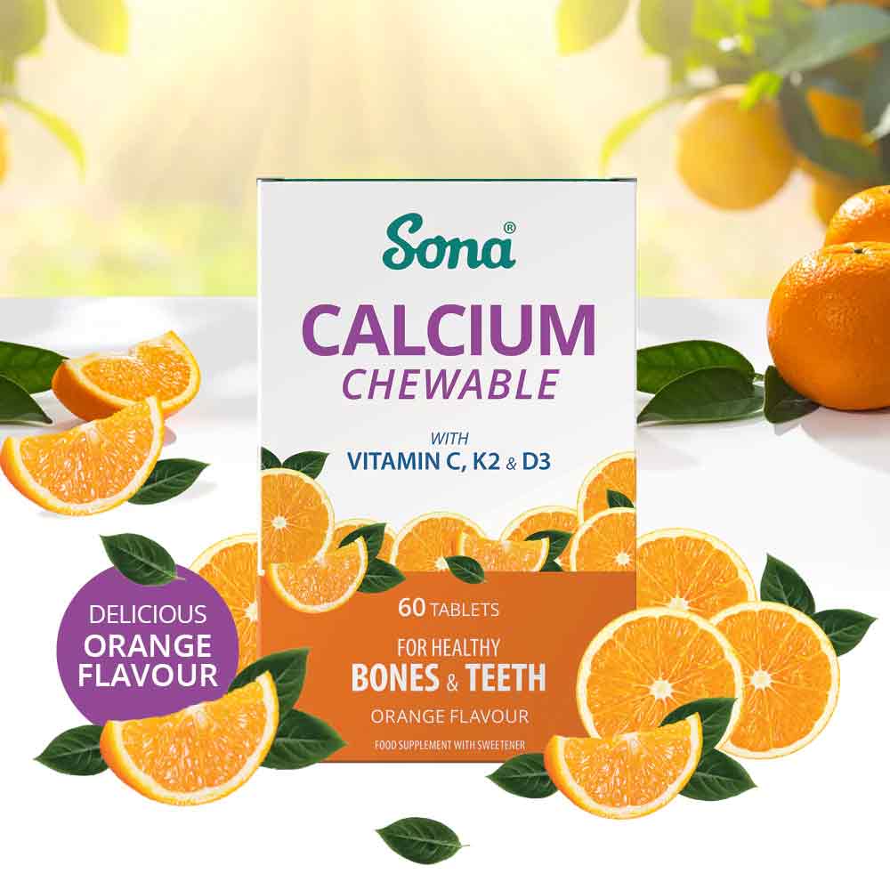 Sona Calcium 60 Chewable Tablets