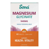 Sona Magnesium Glycinate 940mg 60 Tablets
