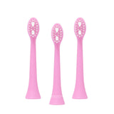 Spotlight Oral Care Sonic Toothbrush Blush Pink Replacement Heads 3 Pack