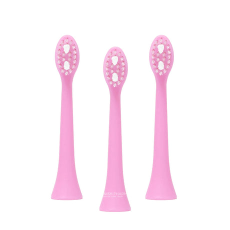 Spotlight Oral Care Sonic Toothbrush Blush Pink Replacement Heads 3 Pack