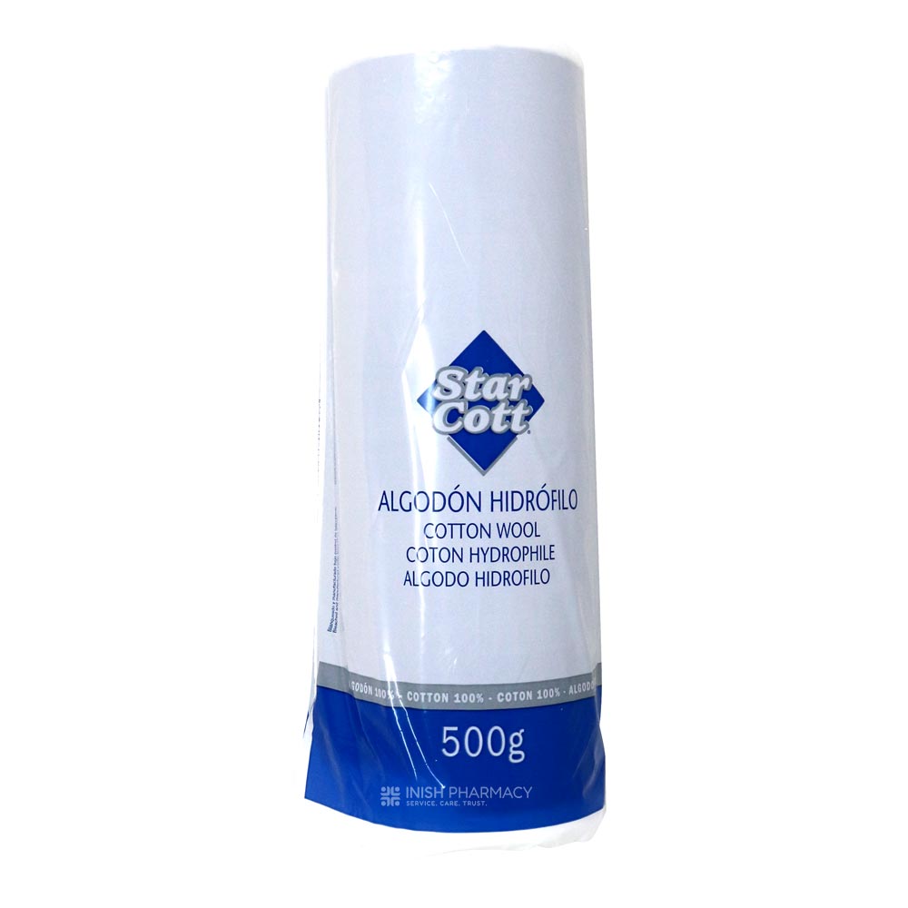 Star Cott Hospital Quality Pure Cotton Wool 500g – gentle cotton wool for delicate newborn skin