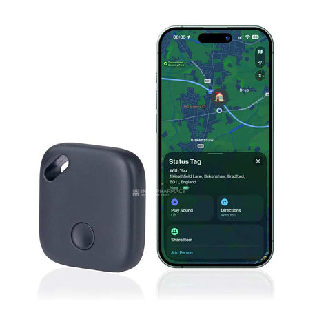 Status Black Smart World Tag