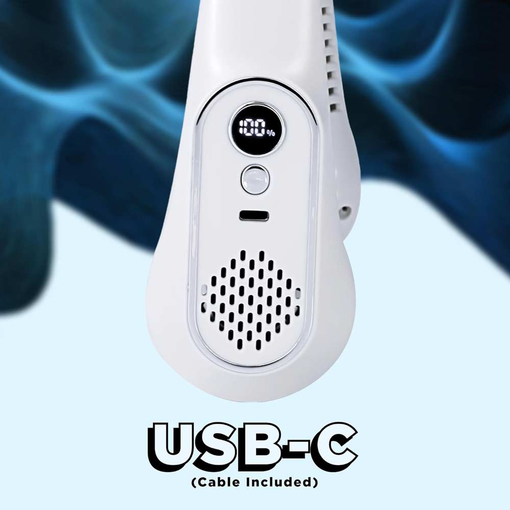 Status USB Rechargeable Neck Fan