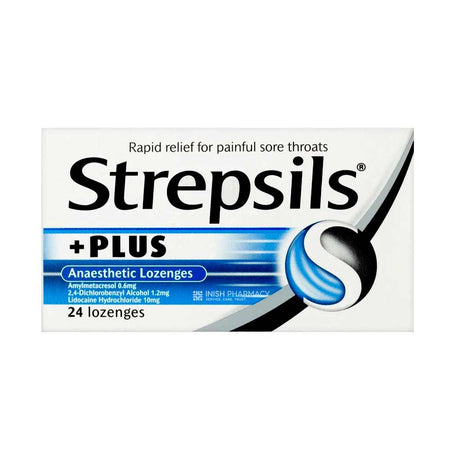 Strepsils Plus Lozenges 24 Pack – relieves cold and flu symptoms