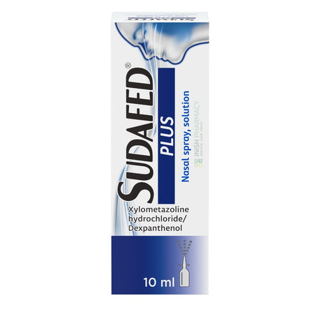Sudafed Plus Nasal Spray 10ml – relieves nasal congestion and sinus pressure