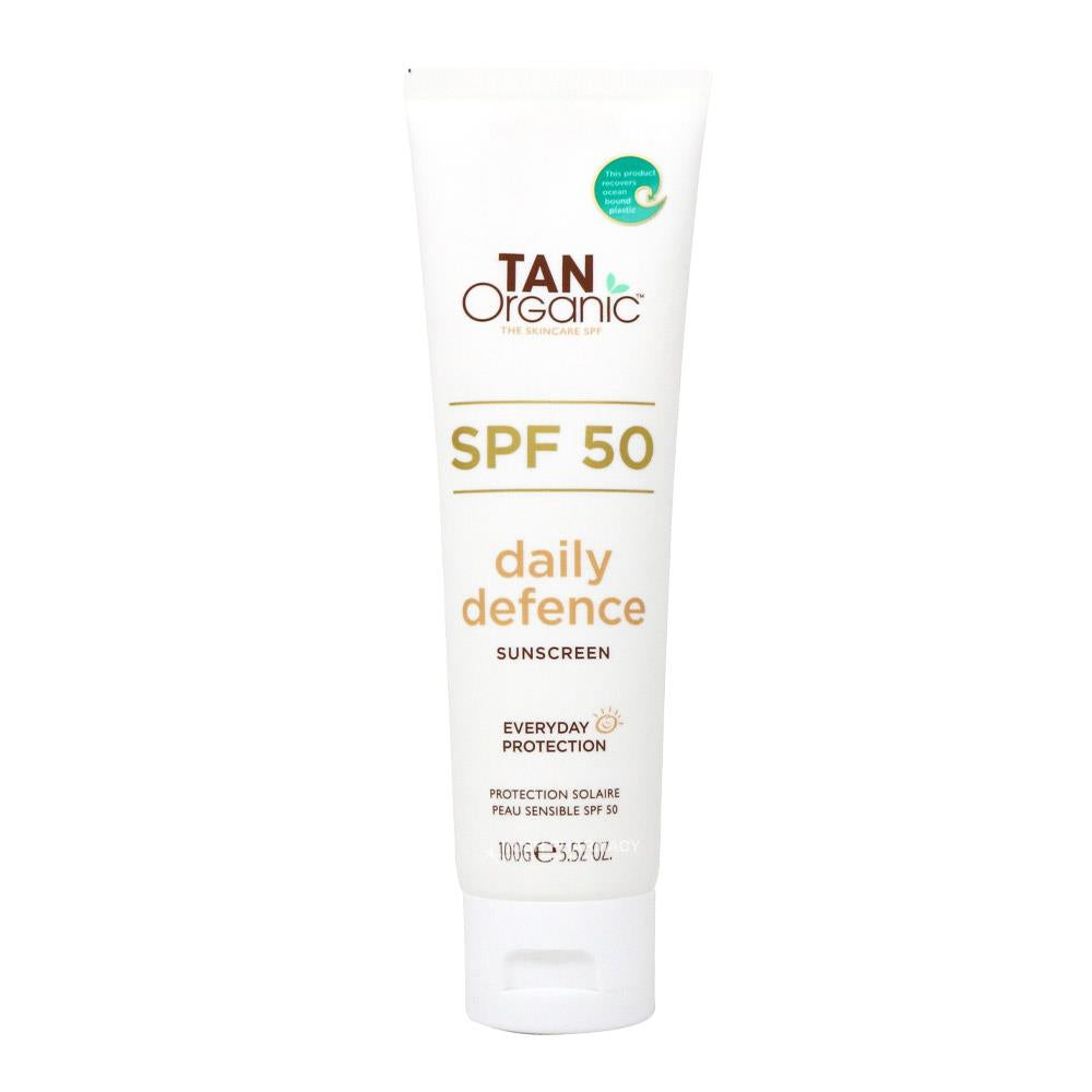TanOrganic Daily Defence SPF50 Sunscreen 100g