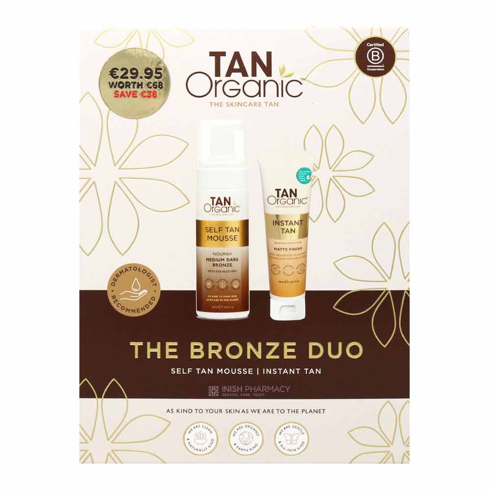 TanOrganic The Bronze Duo Tanning Mousse Giftset