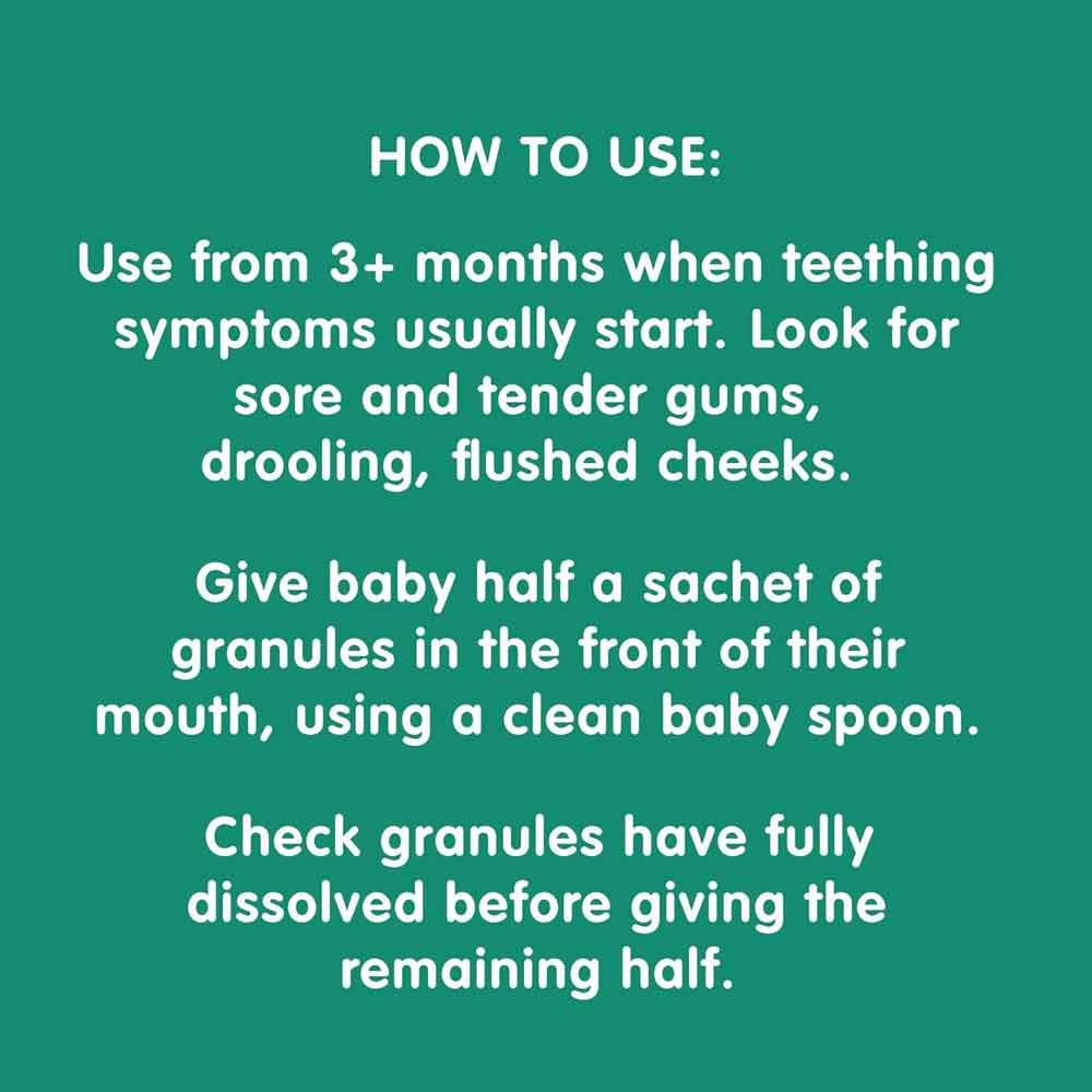 Nelsons Teetha Teething Granules 40 Sachets