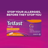 Telfast Allergy 120mg Fexofenadine Tablets 30 Pack