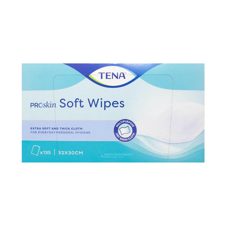 Tena ProSkin Soft Wipe 32 x 30cm 135 Pack – cleans and protects wounds