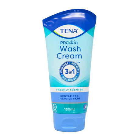 Tena Wash Cream 3-in-1 No Rinse 150ml – cleans and protects wounds