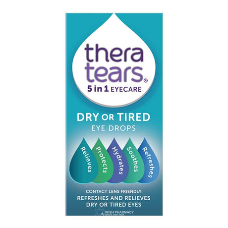 Thera Tears Dry or Tired Eye Drops 10ml – soothes and hydrates dry, irritated eyes