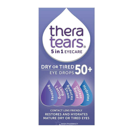 Thera Tears Dry or Tired Eye Drops 50+ 10ml – soothes and hydrates dry, irritated eyes