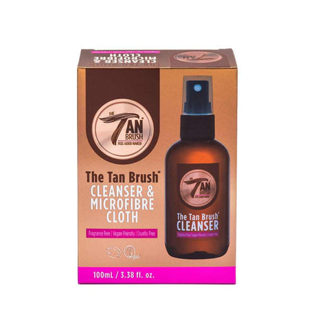The Tan Brush Cleanser & Microfibre Cloth
