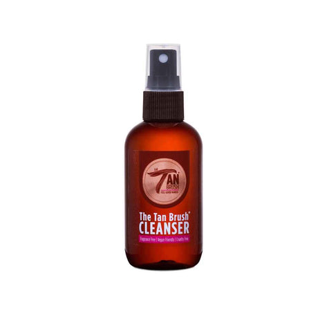 The Tan Brush Cleanser & Microfibre Cloth by Thetanbrush