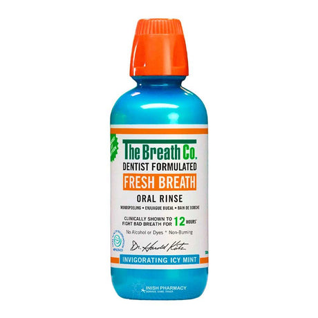 The Breath Co Fresh Breath Mouthwash 500ml Icy Mint – freshens breath and supports oral hygiene