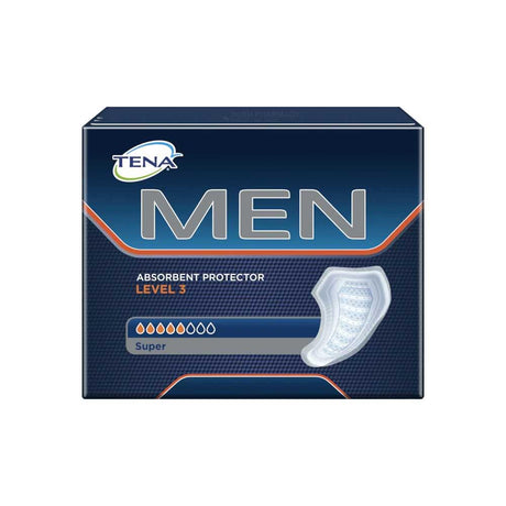 Tena Men Pads Level 3 8 Pack – provides discreet, secure incontinence protection